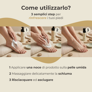 Mousse Detergente Piedi Purificante e Protettiva